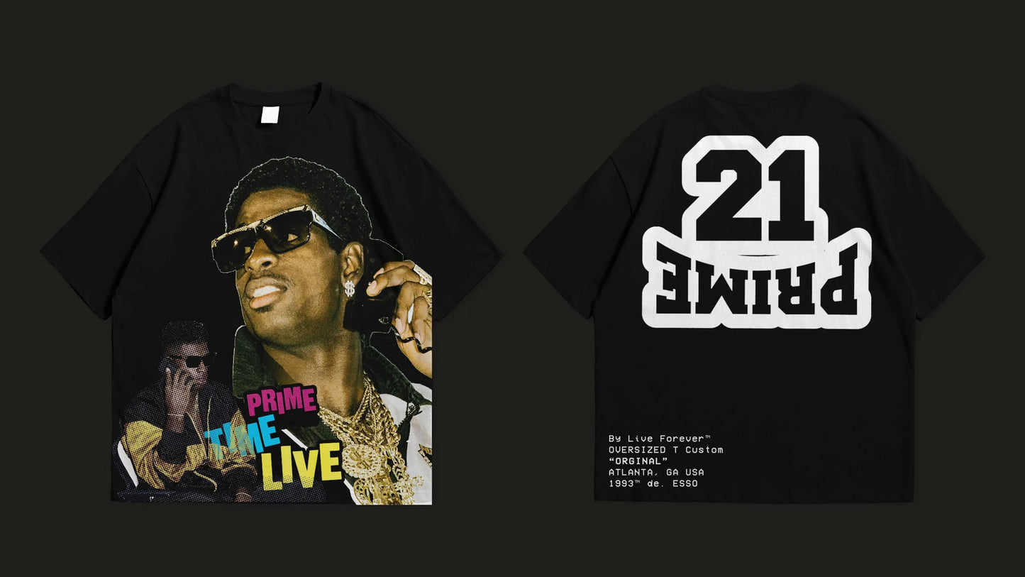 Deion Sanders "Prime Time" Short Sleeve Shirt